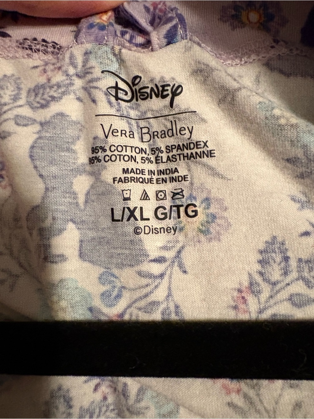 Vera Bradley Beauty and the Beast Cotton Robe - Picture 2 of 2